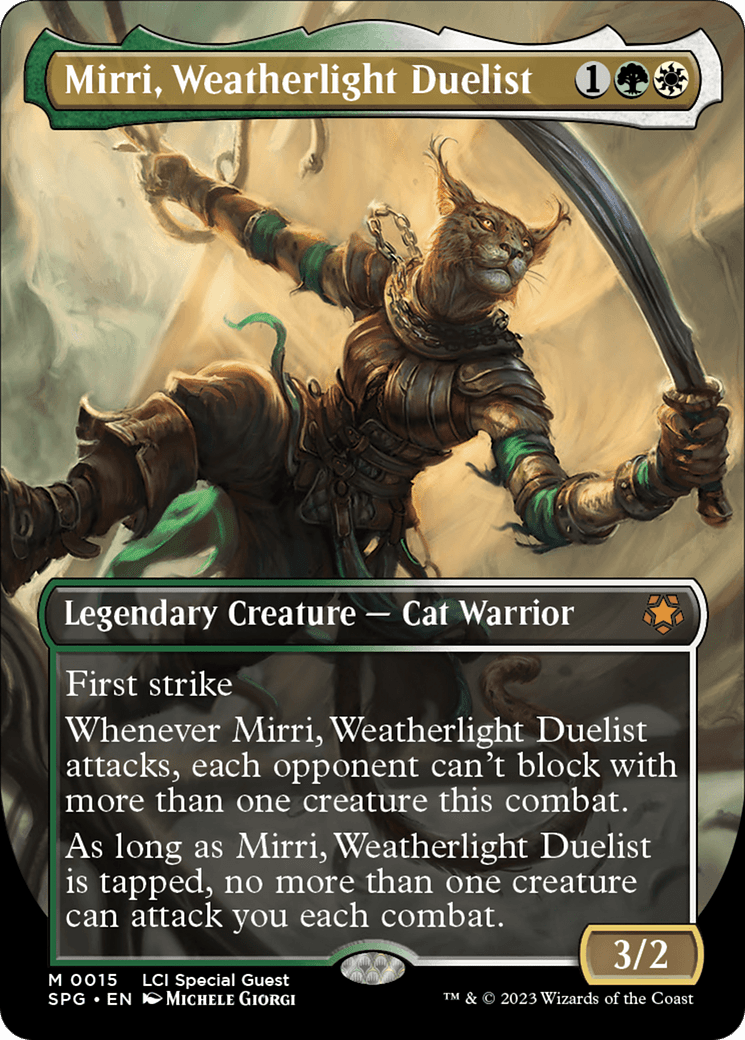 Mirri, Weatherlight Duelist (Borderless) [The Lost Caverns of Ixalan Special Guests] MTG Single Magic: The Gathering  | Multizone: Comics And Games