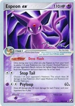 Espeon ex (102/115) (Legendary Ascent - Tom Roos) [World Championships 2007] Pokemon Single Pokémon  | Multizone: Comics And Games