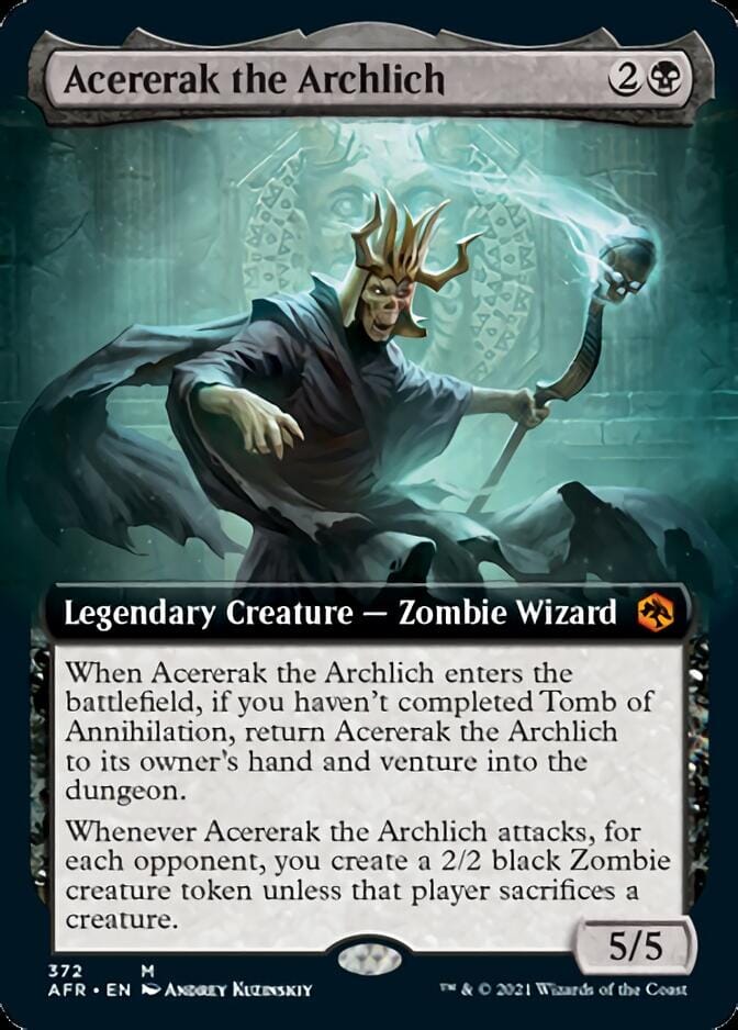 Acererak the Archlich (Extended) [Dungeons & Dragons: Adventures in the Forgotten Realms] MTG Single Magic: The Gathering  | Multizone: Comics And Games