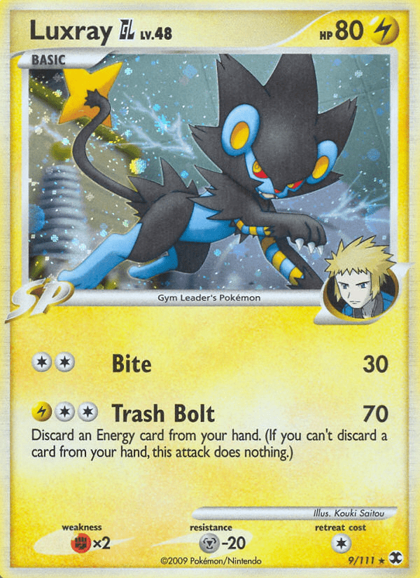 Luxray GL (9/111) [Platinum: Rising Rivals] Pokemon Single Pokémon  | Multizone: Comics And Games