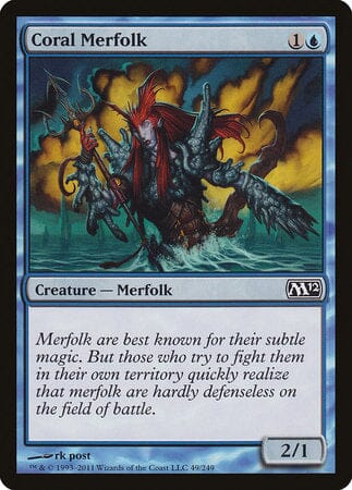 Coral Merfolk [Magic 2012] MTG Single Magic: The Gathering  | Multizone: Comics And Games