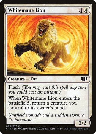 Whitemane Lion [Commander 2014] MTG Single Magic: The Gathering  | Multizone: Comics And Games