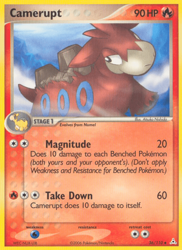 Camerupt (36/110) [EX: Holon Phantoms] Pokemon Single Pokémon  | Multizone: Comics And Games