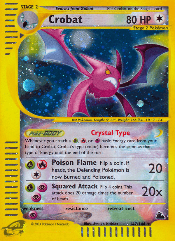 Crobat (147/144) [Skyridge] Pokemon Single Pokémon  | Multizone: Comics And Games