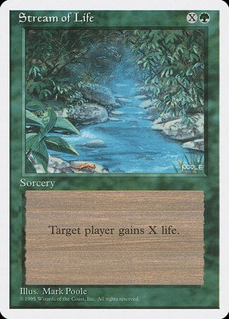 Stream of Life [Fourth Edition] MTG Single Magic: The Gathering  | Multizone: Comics And Games