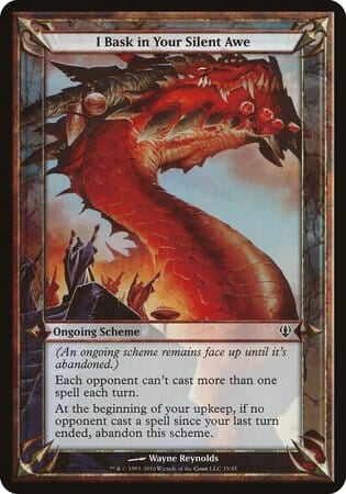 I Bask in Your Silent Awe (Archenemy) [Archenemy Schemes] MTG Single Magic: The Gathering  | Multizone: Comics And Games