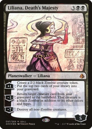 Liliana, Death's Majesty (SDCC 2017 EXCLUSIVE) [San Diego Comic-Con 2017] MTG Single Magic: The Gathering  | Multizone: Comics And Games