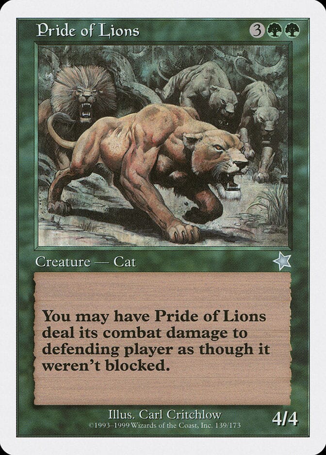 Pride of Lions [Starter 1999] MTG Single Magic: The Gathering  | Multizone: Comics And Games