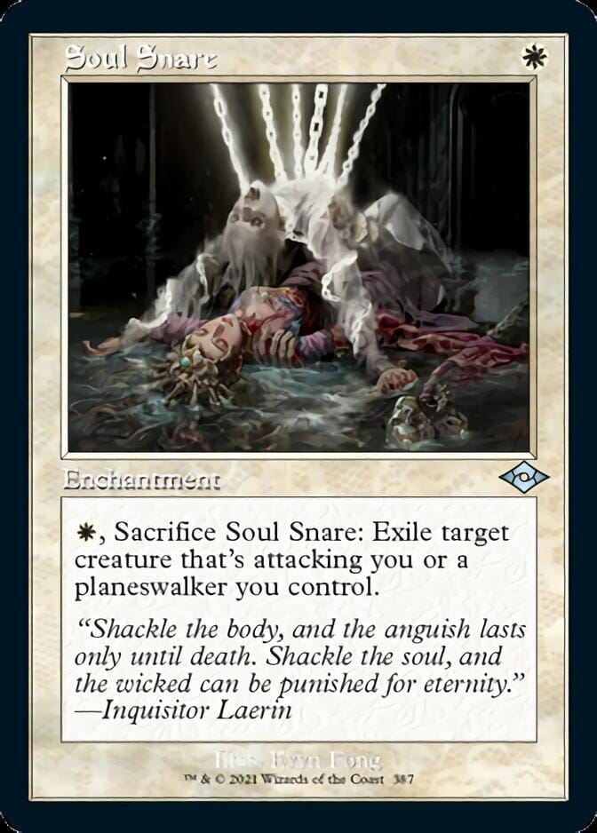 Soul Snare (Retro Foil Etched) [Modern Horizons 2] MTG Single Magic: The Gathering  | Multizone: Comics And Games