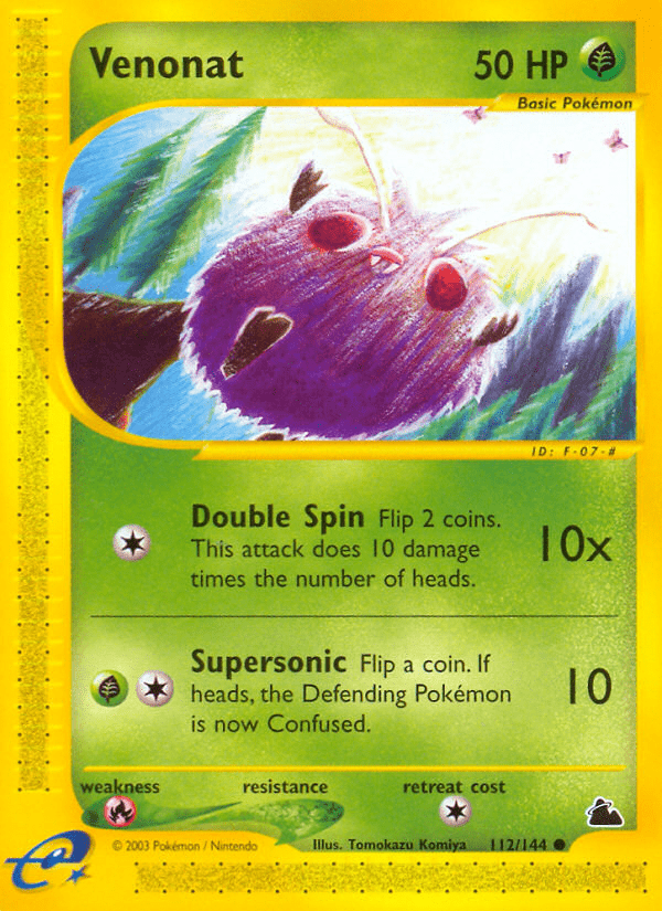 Venonat (112/144) [Skyridge] Pokemon Single Pokémon  | Multizone: Comics And Games