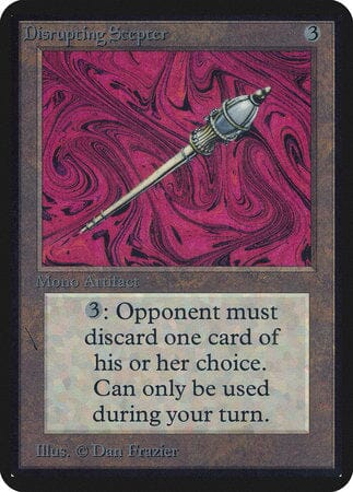 Disrupting Scepter [Limited Edition Alpha] MTG Single Magic: The Gathering  | Multizone: Comics And Games