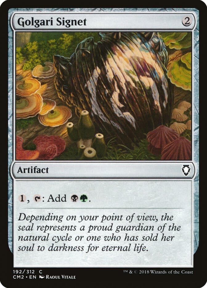 Golgari Signet (192/312) [Commander Anthology Volume II] MTG Single Magic: The Gathering  | Multizone: Comics And Games