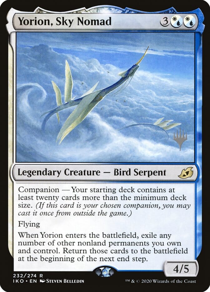 Yorion, Sky Nomad (Promo Pack) [Ikoria: Lair of Behemoths Promos] MTG Single Magic: The Gathering  | Multizone: Comics And Games