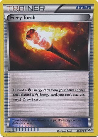 Fiery Torch (89/106) (Sheen Holo Pyroar Collection Exclusive) [XY: Flashfire] Pokemon Single Pokémon  | Multizone: Comics And Games