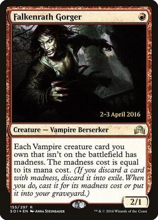 Falkenrath Gorger [Shadows over Innistrad Promos] MTG Single Magic: The Gathering  | Multizone: Comics And Games