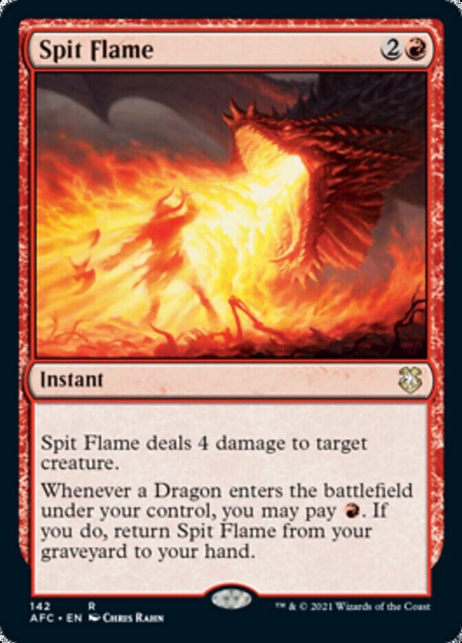 Spit Flame [Dungeons & Dragons: Adventures in the Forgotten Realms Commander] MTG Single Magic: The Gathering  | Multizone: Comics And Games