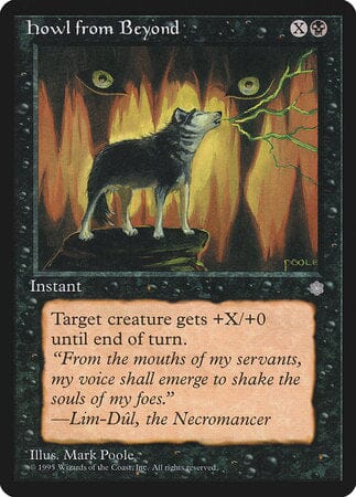 Howl from Beyond [Ice Age] MTG Single Magic: The Gathering  | Multizone: Comics And Games