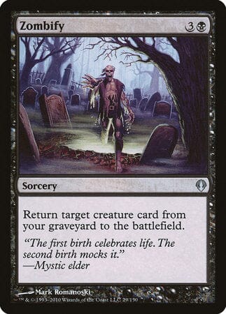Zombify [Archenemy] MTG Single Magic: The Gathering  | Multizone: Comics And Games