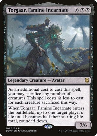 Torgaar, Famine Incarnate [Dominaria] MTG Single Magic: The Gathering  | Multizone: Comics And Games