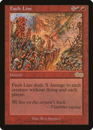 Fault Line [Urza's Saga] MTG Single Magic: The Gathering  | Multizone: Comics And Games