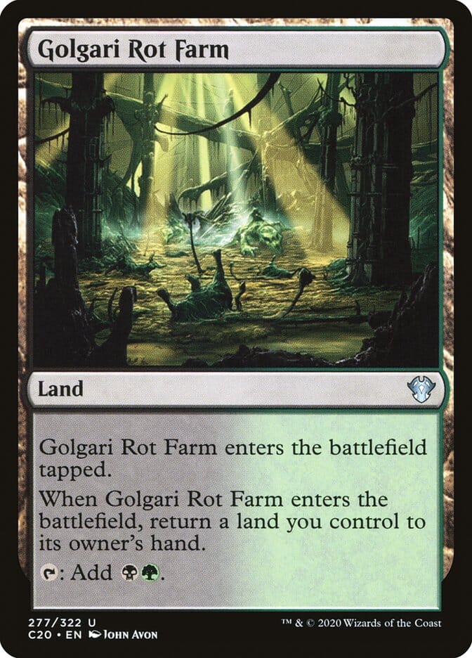 Golgari Rot Farm [Commander 2020] MTG Single Magic: The Gathering  | Multizone: Comics And Games
