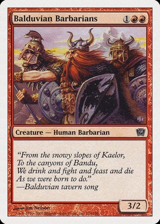 Balduvian Barbarians [Ninth Edition] MTG Single Magic: The Gathering  | Multizone: Comics And Games