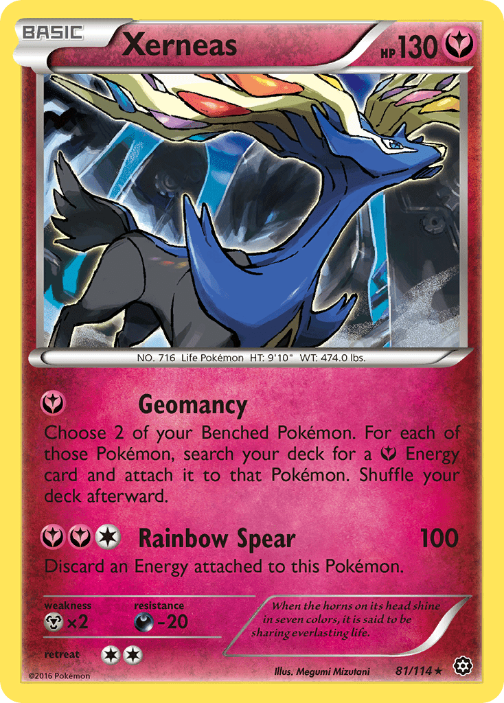 Xerneas (81/114) [XY: Steam Siege] Pokemon Single Pokémon  | Multizone: Comics And Games