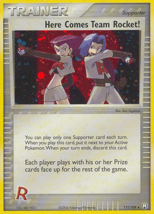 Here Comes Team Rocket! (111/109) [EX: Team Rocket Returns] Pokemon Single Pokémon  | Multizone: Comics And Games