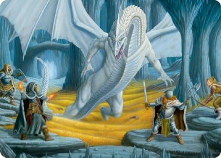 Cave of the Frost Dragon Art Card [Dungeons & Dragons: Adventures in the Forgotten Realms Art Series] MTG Single Magic: The Gathering  | Multizone: Comics And Games
