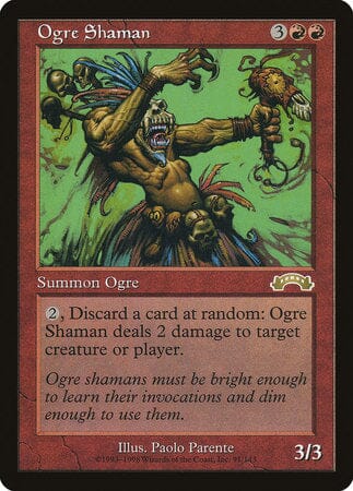 Ogre Shaman [Exodus] MTG Single Magic: The Gathering  | Multizone: Comics And Games