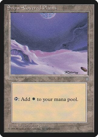 Snow-Covered Plains [Ice Age] MTG Single Magic: The Gathering  | Multizone: Comics And Games
