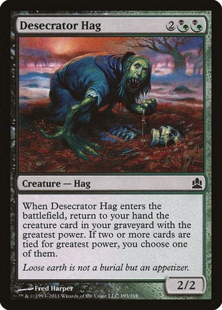 Desecrator Hag [Commander 2011] MTG Single Magic: The Gathering  | Multizone: Comics And Games
