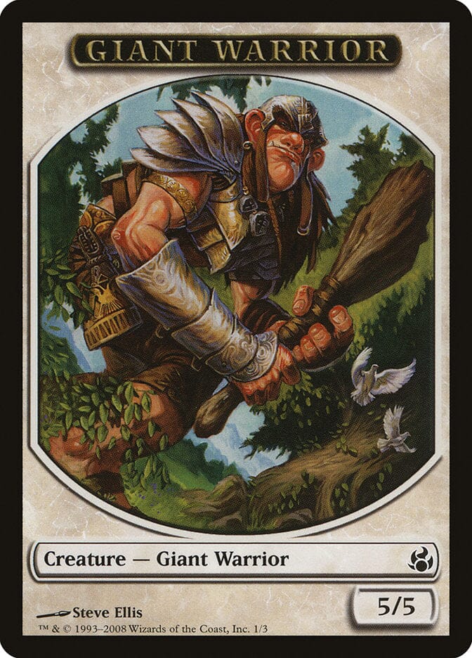 Giant Warrior [Morningtide Tokens] MTG Single Magic: The Gathering  | Multizone: Comics And Games