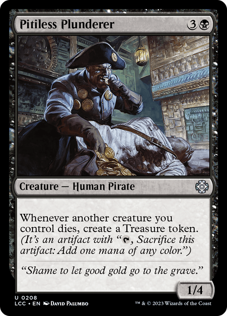 Pitiless Plunderer [The Lost Caverns of Ixalan Commander] MTG Single Magic: The Gathering  | Multizone: Comics And Games