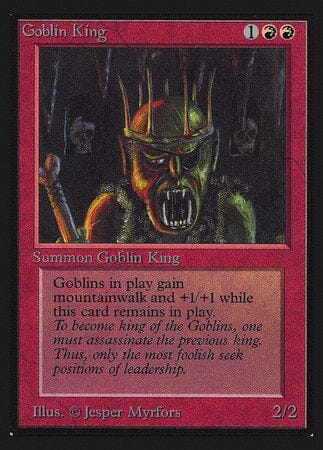 Goblin King (IE) [Intl. Collectors’ Edition] MTG Single Magic: The Gathering  | Multizone: Comics And Games