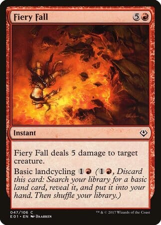 Fiery Fall [Archenemy: Nicol Bolas] MTG Single Magic: The Gathering  | Multizone: Comics And Games