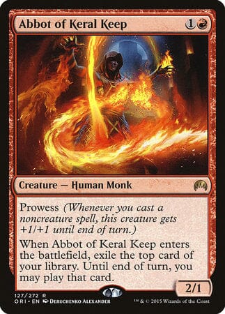 Abbot of Keral Keep [Magic Origins] MTG Single Magic: The Gathering  | Multizone: Comics And Games