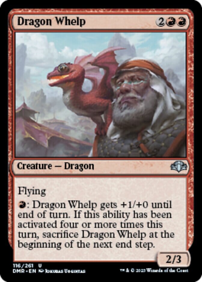 Dragon Whelp [Dominaria Remastered] MTG Single Magic: The Gathering  | Multizone: Comics And Games