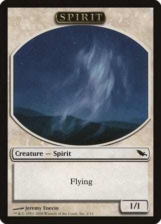 Spirit Token [Shadowmoor Tokens] MTG Single Magic: The Gathering  | Multizone: Comics And Games