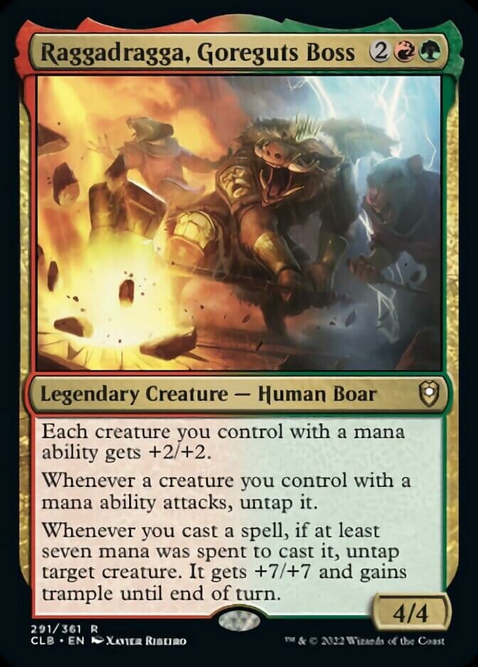 Raggadragga, Goreguts Boss [Commander Legends: Battle for Baldur's Gate] MTG Single Magic: The Gathering  | Multizone: Comics And Games