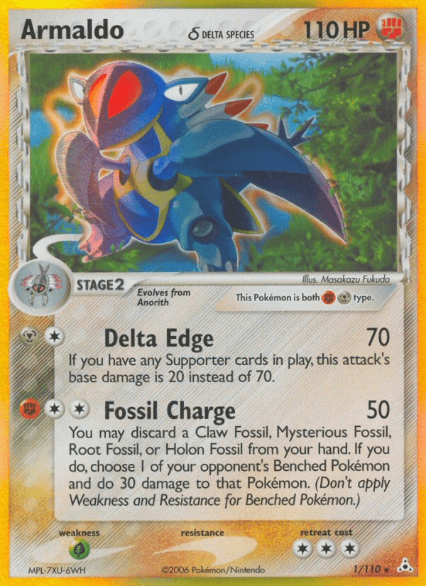 Armaldo (1/110) (Delta Species) [EX: Holon Phantoms] Pokemon Single Pokémon  | Multizone: Comics And Games