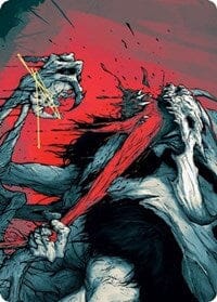 Vorinclex, Monstrous Raider 2 Art Card (Gold-Stamped Signature) [Kaldheim: Art Series] MTG Single Magic: The Gathering  | Multizone: Comics And Games