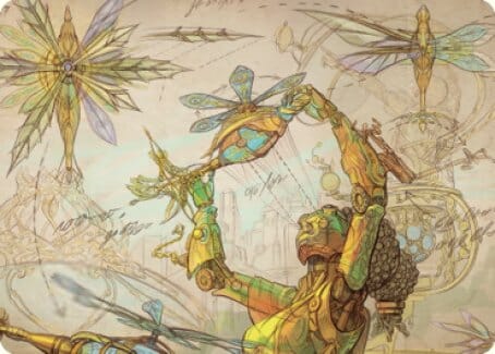 Inspiring Statuary Art Card [The Brothers' War Art Series] MTG Single Magic: The Gathering  | Multizone: Comics And Games