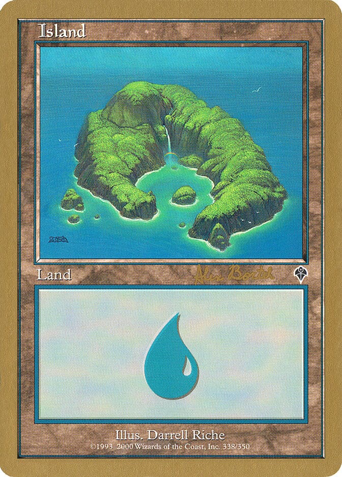 Island (ab338) (Alex Borteh) [World Championship Decks 2001] MTG Single Magic: The Gathering  | Multizone: Comics And Games