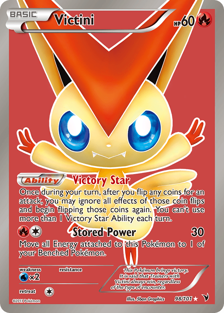 Victini (98/101) [Black & White: Noble Victories] Pokemon Single Pokémon  | Multizone: Comics And Games