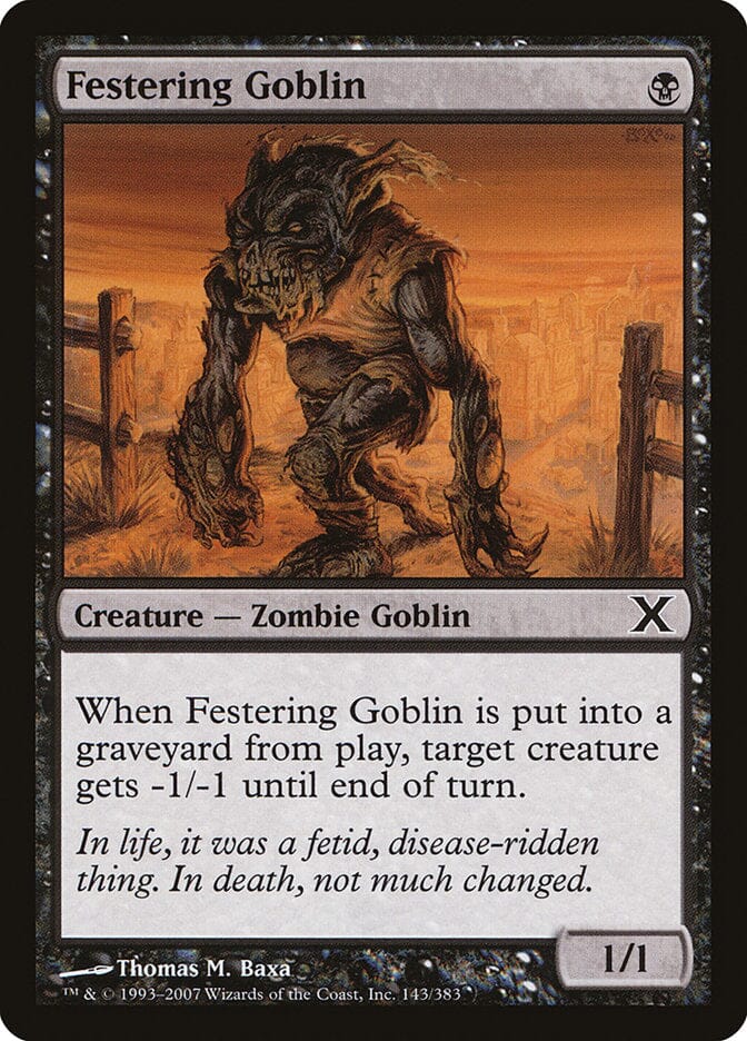 Festering Goblin [Tenth Edition] MTG Single Magic: The Gathering  | Multizone: Comics And Games