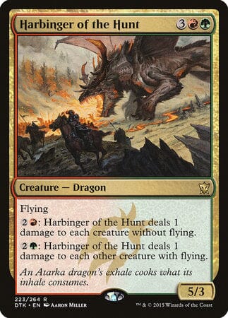 Harbinger of the Hunt [Dragons of Tarkir] MTG Single Magic: The Gathering  | Multizone: Comics And Games