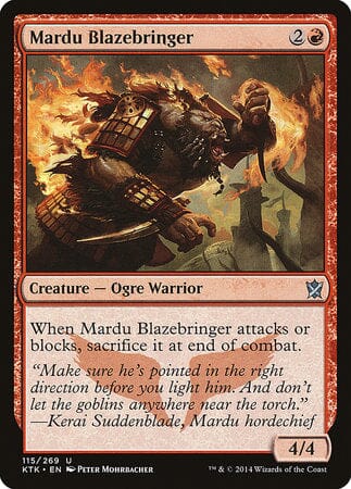 Mardu Blazebringer [Khans of Tarkir] MTG Single Magic: The Gathering  | Multizone: Comics And Games