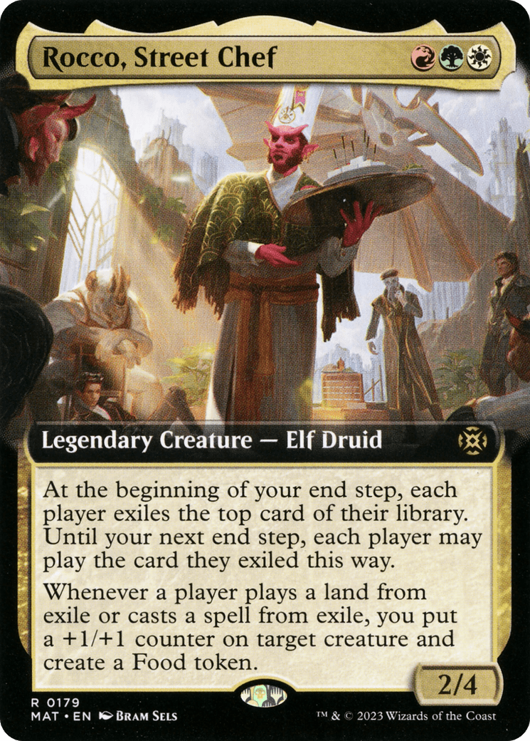 Rocco, Street Chef (Extended Art) [March of the Machine: The Aftermath] MTG Single Magic: The Gathering  | Multizone: Comics And Games