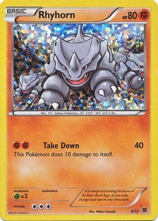 Rhyhorn (8/12) [McDonald's Promos: 2015 Collection] Pokemon Single Pokémon  | Multizone: Comics And Games